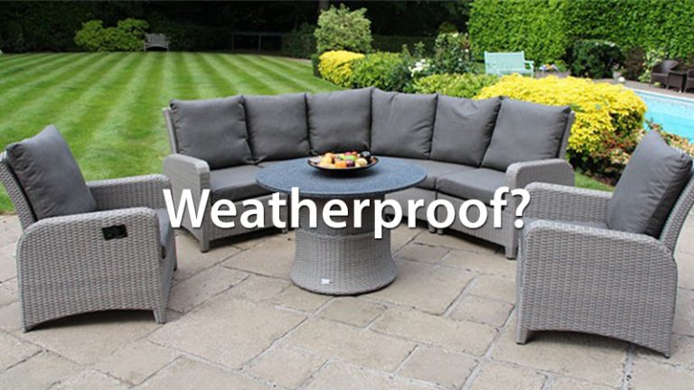 How to tell if rattan is weatherproof or not?
