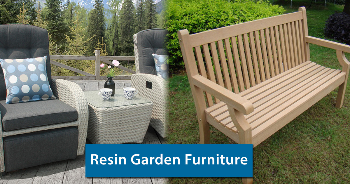 Resin garden furniture