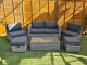 Sapcote 6pc Hideaway Lounge Set in Grey Rattan 