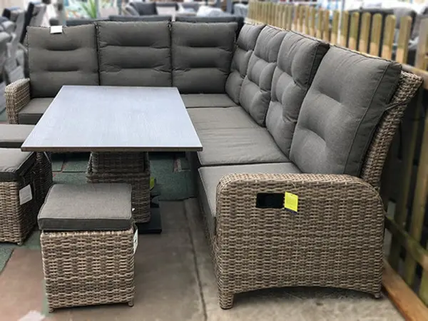 Two table heights, one footprint