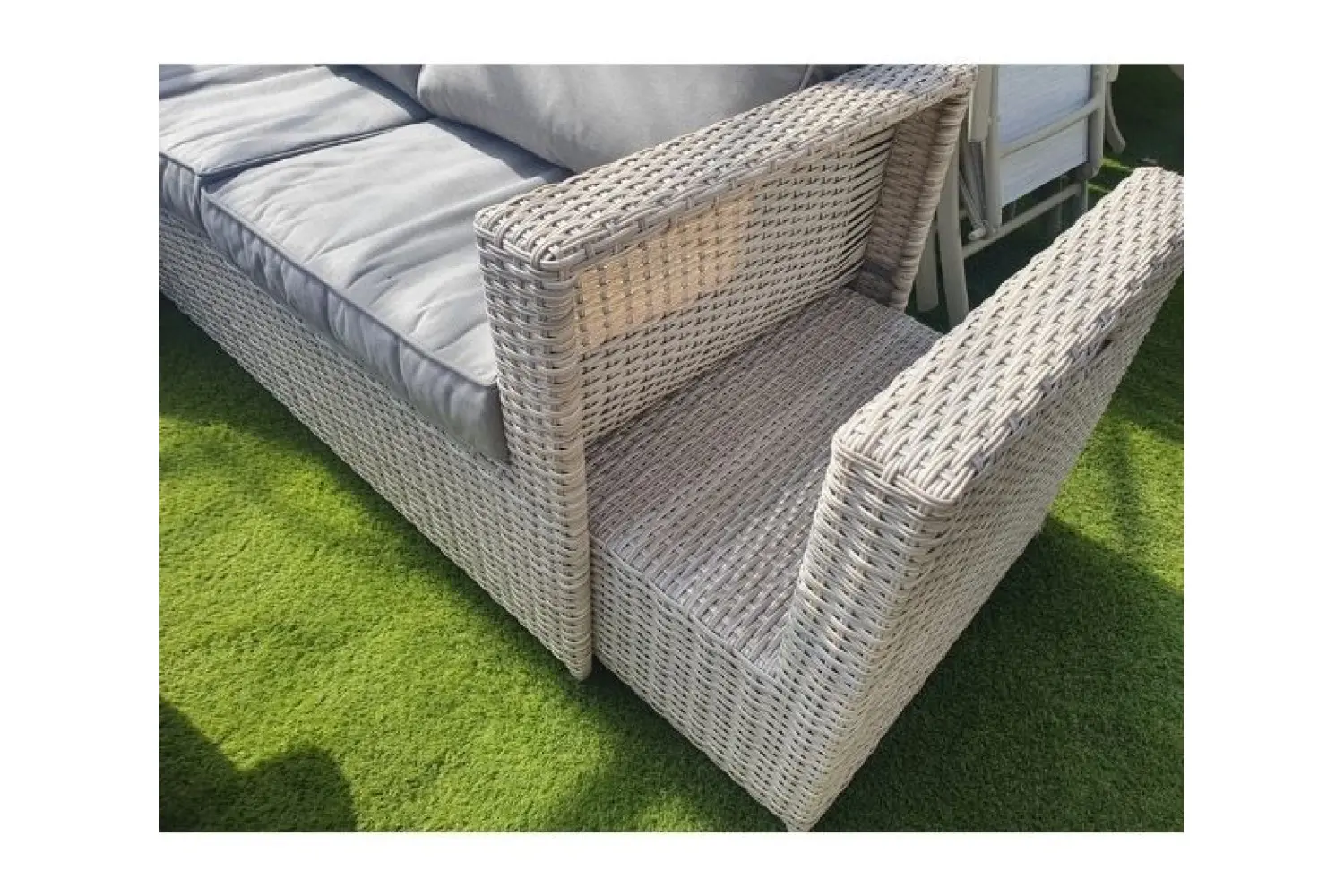 Sapcote 6pc Hideaway Lounge Set in Natural Rattan - photo 2