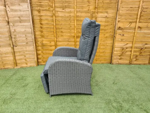 Aluminium frame: year-round outside, no rust worries