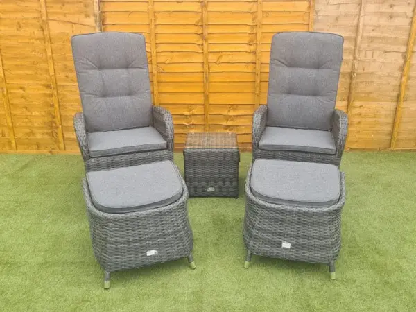 Recline mid-sit with the side lever