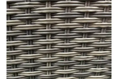 Burbage 2 Seater Reclining Rattan Bistro Set in Stone Grey