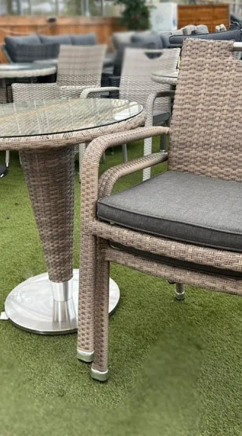 #AskGCS for Sharnford Stacking Rattan Bistro Set in Brown