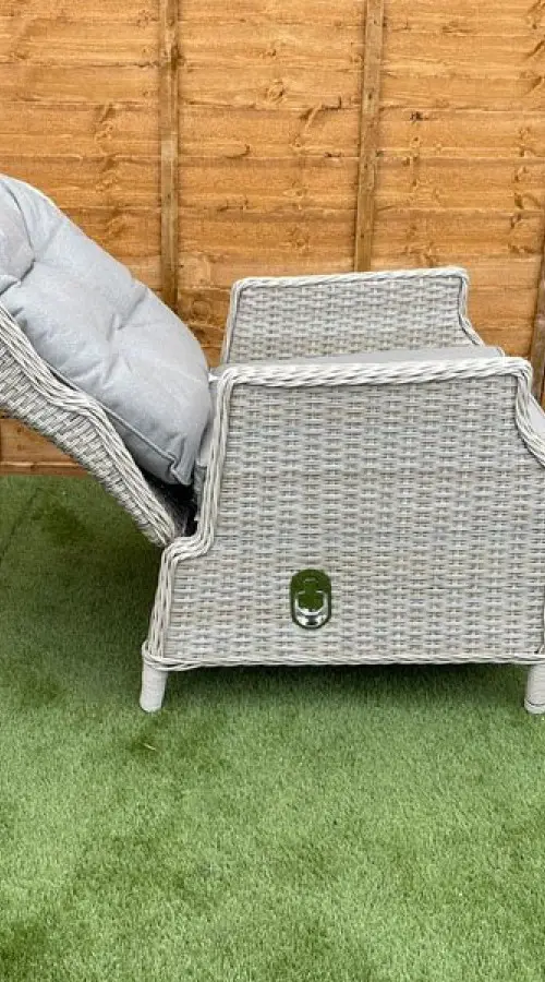 #AskGCS for Sapcote Deluxe Reclining Lounge Set + Height Adjustable Table in Natural Rattan 
