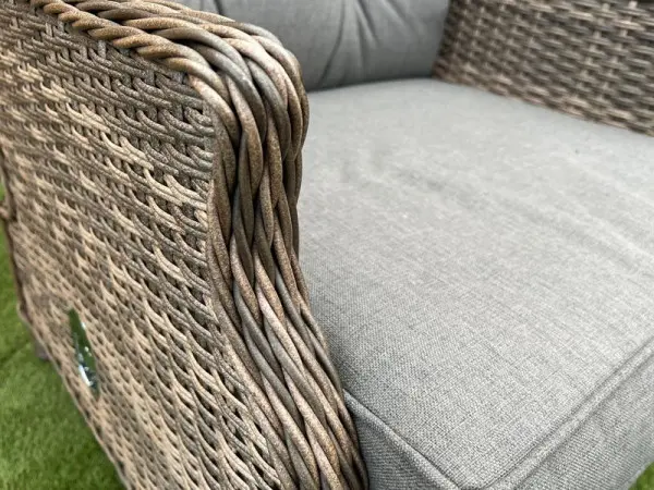 Low-fuss upkeep with UV-stabilised HDPE rattan