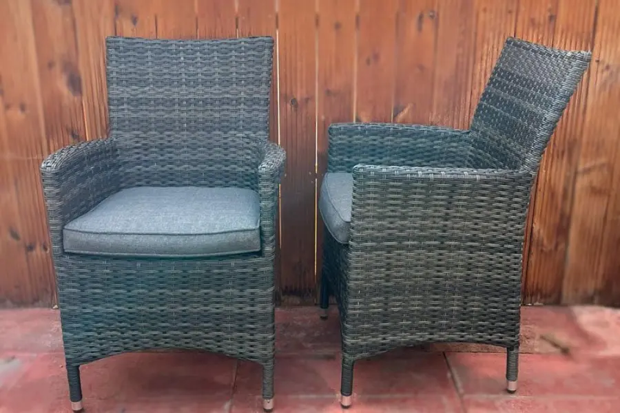 #AskGCS for Sapcote 6 Seater Rectangular Dining Set in Dark Grey Rattan
