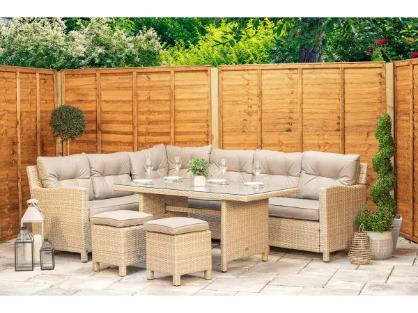 Rearrange the corner-your patio sets the rules