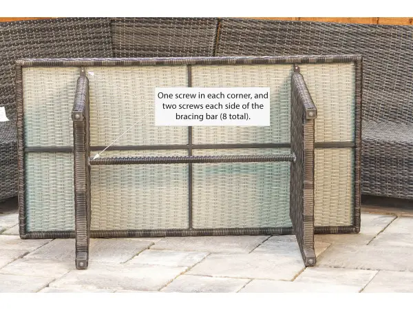 Real woven rattan, not hard plastic shell