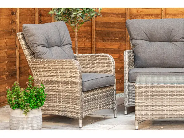Real woven rattan, not hard plastic shell