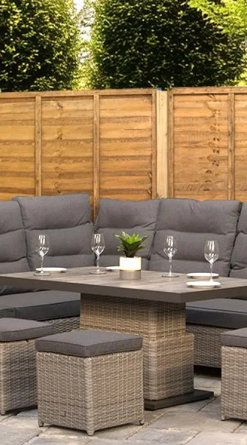 #AskGCS for Burbage Reclining Rattan Corner Lounge Set in Silver Grey