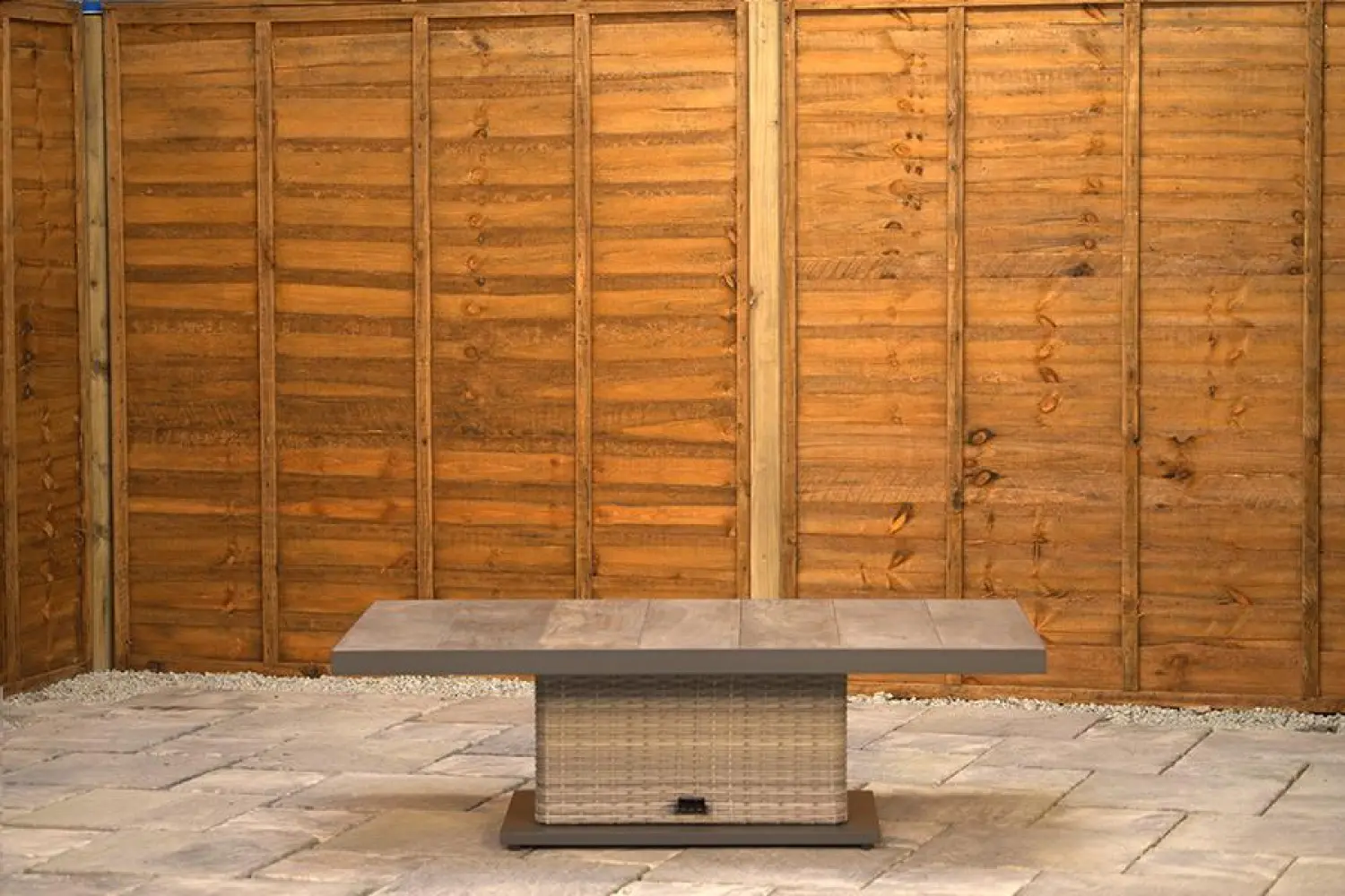 Burbage Reclining Rattan Corner Lounge Set in Silver Grey - photo 7