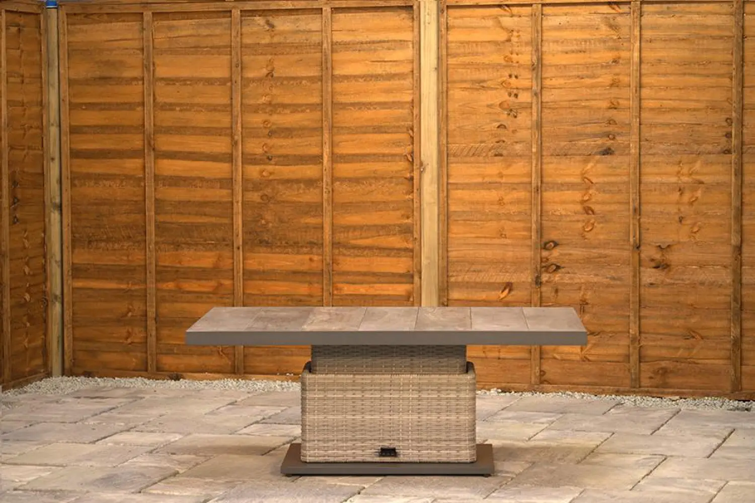 Burbage Reclining Rattan Corner Lounge Set in Silver Grey - photo 6