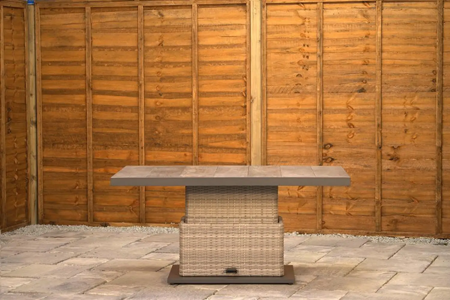 Burbage Reclining Rattan Corner Lounge Set in Silver Grey - photo 5