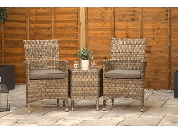Store the cushions, leave the rest outside