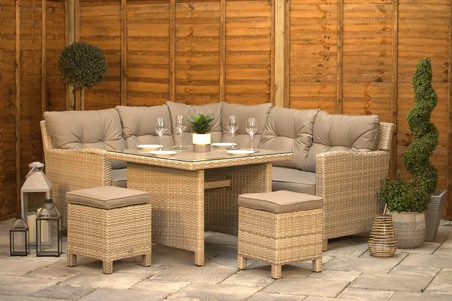 Customer Reviews for Sapcote Mini Modular Corner Set in Natural Rattan 