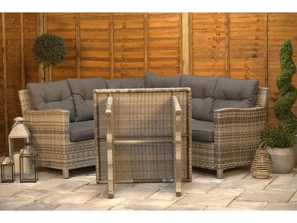 Sections rearrange to suit your patio