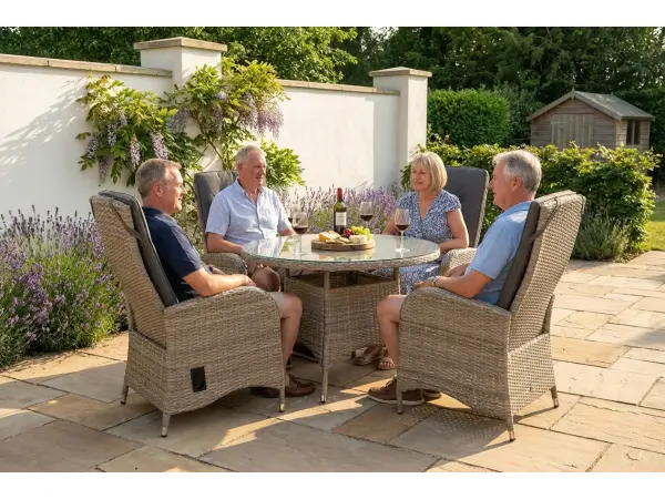 Recline in seconds, still at the table