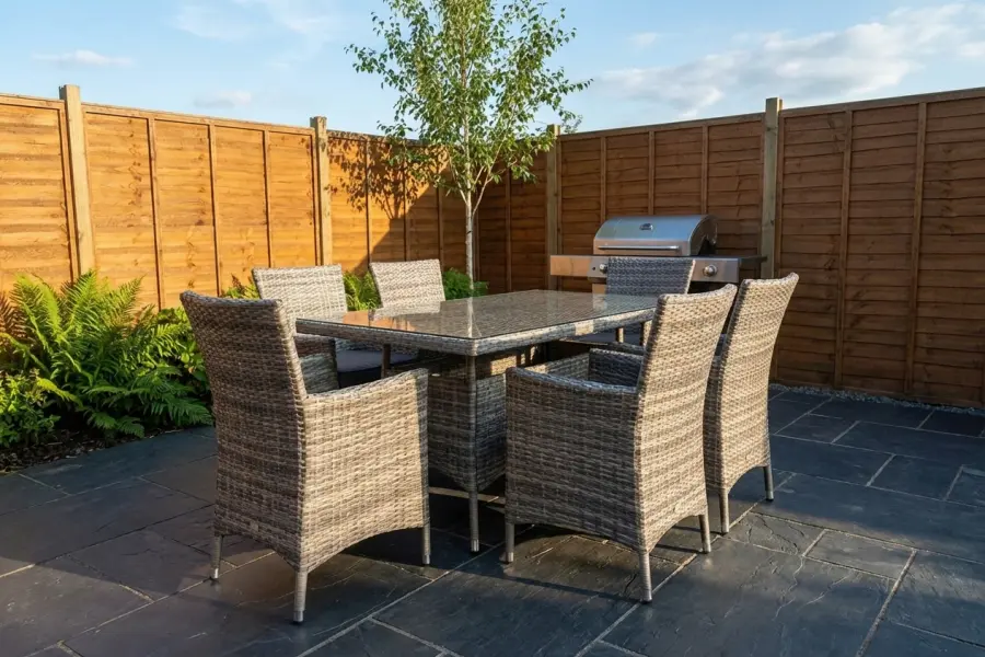 Customer Reviews for Sapcote 6 Seater Rectangular Dining Set in Grey Rattan