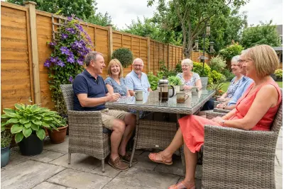 Sapcote 6 Seater Rectangular Dining Set in Grey Rattan