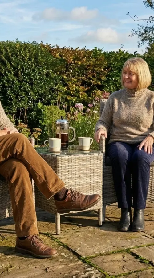 Customer Reviews for Sapcote Companion Set in Grey Rattan