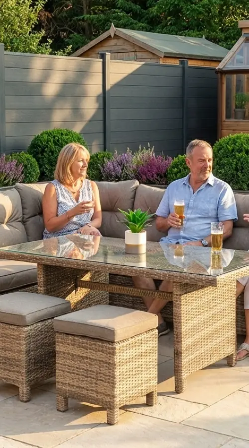 #AskGCS for Sapcote Modular Corner Dining Set in Brown Rattan 