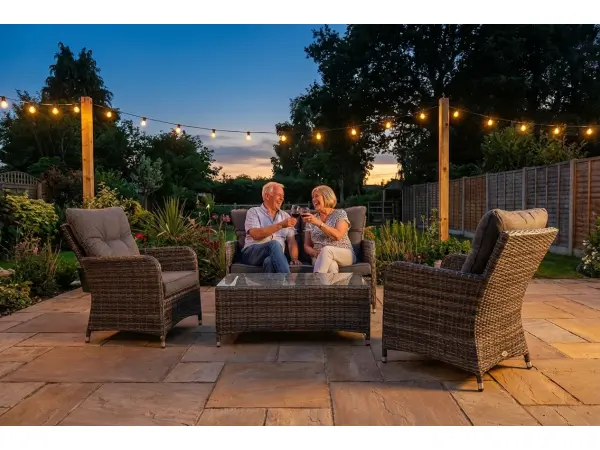 Store the cushions, leave the rest outside