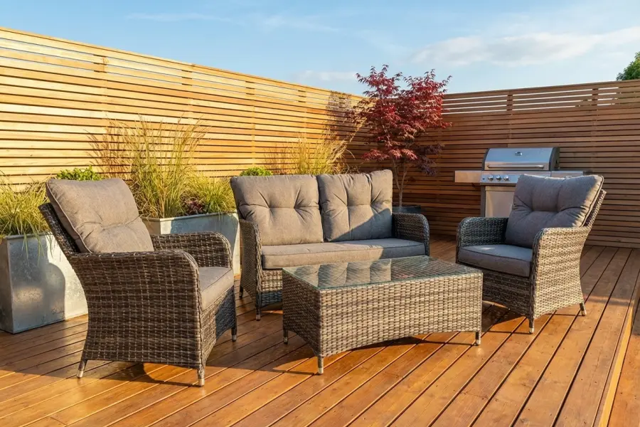 #AskGCS for Sapcote Sofa Lounge Set Dark Grey Rattan 