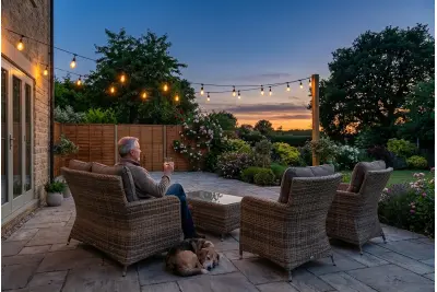 Sapcote Sofa Lounge Set in Brown Rattan 