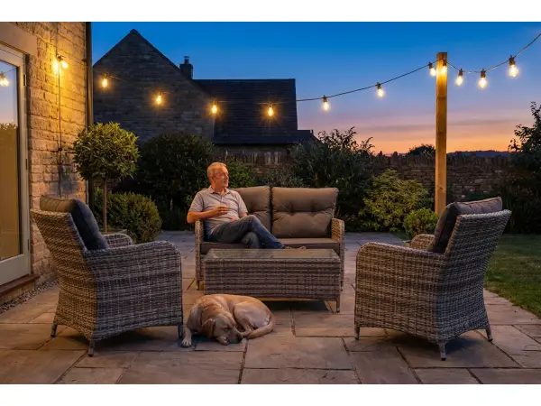 Store the cushions, leave the rest outside