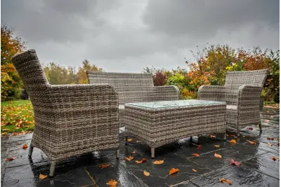 Sapcote Sofa Lounge Set in Grey Rattan 